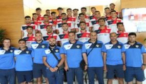 وصول بعثة المنتخب الأردني المشاركة في بطولة اتحاد غرب آسيا للشباب إلى رام الله
