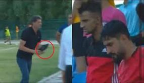 مدرب يقذف مشجعا بحذائه في الدوري العراقي