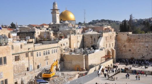 أكثر من 100 حفرية إسرائيلية أسفل القدس المحتلة منذ 1967