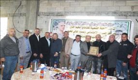 جنين: أبو بكر والرجوب يكرمان المحررين أبو صويص وزيود وخلوف