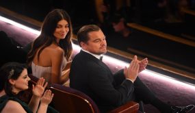 Feb 9, 2020; Los Angeles, CA, USA; Leonardo Dicaprio (right) and Camila Morrone in the audience during the 92nd Academy Awards at Dolby Theatre. Mandatory Credit: Robert Deutsch-USA TODAY