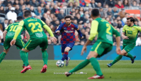 سوبر هاتريك ميسي يعيد برشلونة لصدارة الليجا