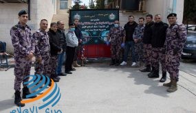 تركيب جهاز تعقيم على مدخل مديرية صحة بيت لحم