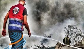 الدفاع المدني يتعامل مع 77 حادث إطفاء وإنقاذ