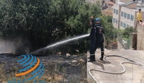 اصابة إثتين من إطفائية بلدية الخليل خلال عملهما