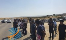 وقفة احتجاجية في كفر ياسيف ضد العنف وتواطؤ الشرطة الإسرائيلية