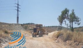 الاحتلال يشرع بتوسعة شارع استيطاني غرب بيت لحم