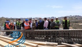 الوزير عساف يتفقد مبنى المطبعة الوطنية قيد الإنشاء