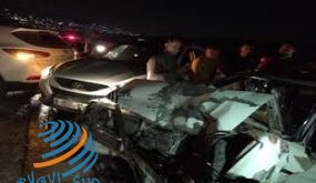 مصرع شاب واصابة ثمانية آخرين جراء حادث سير في جنين