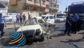 مصرع مواطن واصابة آخرين في حادثي سير منفصلين بغزة