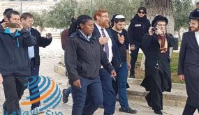 المتطرف غليك يقود اقتحاما للمسجد الأقصى