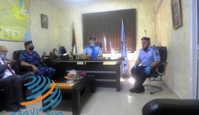 اللواء حازم عطا الله يزور عدد من مرتبات الشرطة ويتقدم بالتهنئة بالعيد
