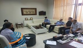 نابلس: الشرطة والداخلية يبحثان تقديم الخدمة المناسبة في ظل هذه الظروف الاستثنائية .