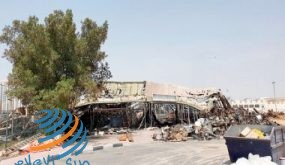 الإمارات: 125 محلاً تجارياً تضرر بالكامل في حريق سوق عجمان