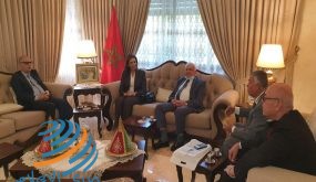 وفد من المجلس الأعلى للإبداع والتميز يلتقي السفير المغربي لدى دولة فلسطين