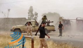This image grab taken from a video published on the Facebook page of the War Information Division of military strongman Khalifa Haftar's self-proclaimed Libyan National Army (LNA) on May 26, 2019 shows fighters loyal to Haftar reportedly advancing on a road south of the capital Tripoli. (Photo by - / various sources / AFP) / RESTRICTED TO EDITORIAL USE - MANDATORY CREDIT "AFP PHOTO / LNA WAR INFORMATION DIVISION" - NO MARKETING NO ADVERTISING CAMPAIGNS - DISTRIBUTED AS A SERVICE TO CLIENTS