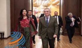 سفيرتنا لدى ألبانيا تطلع رئيس البرلمان الألباني على تطورات المستجدات السياسية الفلسطينية