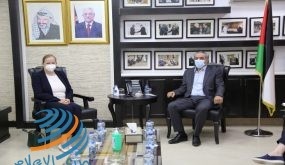 الوزير الشيخ يلتقي السفيرة النرويجية في فلسطين
