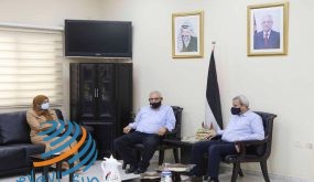 قلقيلية: المحافظ يلتقي وفدا من المركز الفلسطيني للتنمية الاقتصادية والاجتماعية