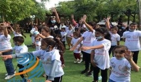 الرجوب يفتتح الحفل الخيري للأيتام في المحافظة
