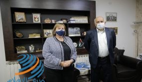 الرجوب يطلع مبعوثة الاتحاد الاوروبي لعملية السلام على آخر مستجدات الحوار الوطني