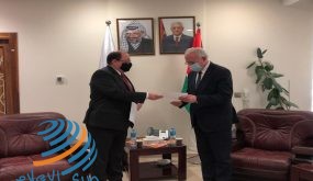 المالكي يتسلم أوراق اعتماد مدير مكتب تمثيل سلوفاكيا غير المقيم لدى فلسطين