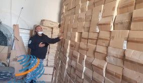 الجمارك تضبط 8 آلاف راوتر اسرائيلي ممنوع من التداول في نابلس