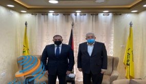 العالول يطلع السفير المصري على آخر التطورات