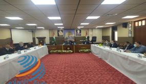 محافظ طولكرم عصام أبو بكر يترأس إجتماع لجنة الطوارئ للحد من تفشي فيروس كورونا