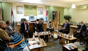 المجلس الوطني الفلسطيني يستقبل وفدا من النواب الأردني