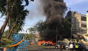 ضحايا بانفجار داخل كنيسة في إندونيسيا