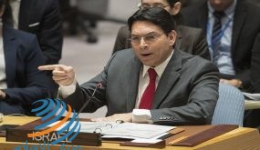 Israel's ambassador to the United Nations Danny Danon speaks during a Security Council meeting on the situation in Palestine, Tuesday, Feb. 20, 2018 at United Nations headquarters. (AP Photo/Mary Altaffer)