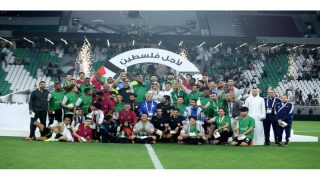 مباراة خيرية تحت عنوان “لأجل فلسطين” في ستاد المدينة التعليمية