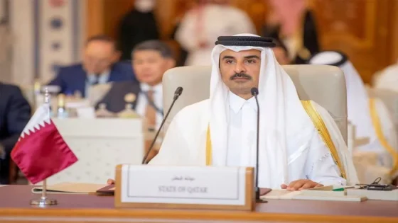 أمير قطر: نتنياهو يتوهم بسط النفوذ الإسرائيلي على المنطقة العربية