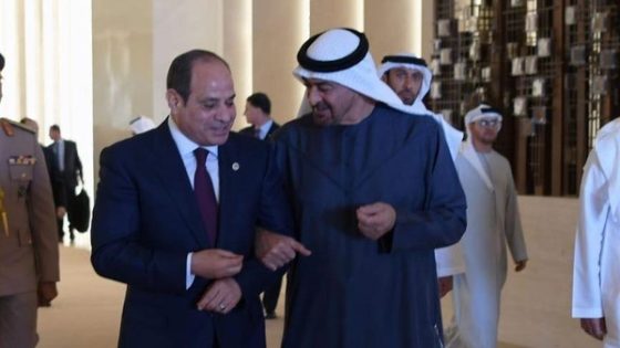 رئيس الإمارات يصل القاهرة للقاء نظيره المصري