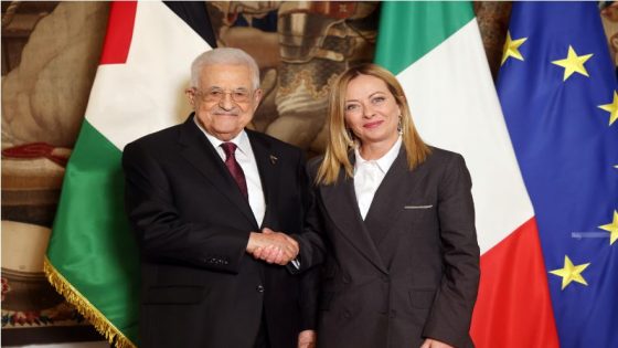الرئيس يجتمع مع رئيسة وزراء إيطاليا
