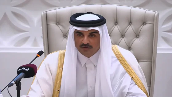 أمير قطر يدعو لدعم الشعب الفلسطيني ومعالجة آثار الحرب الكارثية