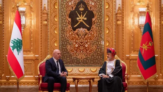 بيان عماني لبناني: الاعتداءات الإسرائيلية انتهاك صريح للقرار 1701
