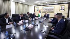 مصطفى يبحث مع المبعوث الأوروبي لعملية السلام المستجدات السياسية والأوضاع الميدانية