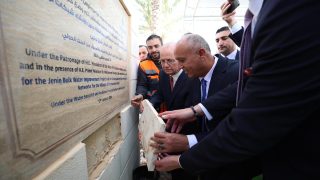 برعاية رئيس الوزراء: وضع حجر الأساس لمشروع إستراتيجي لتحسين نظام مياه الجملة في جنين بتمويل يتجاوز 51 مليون دولار
