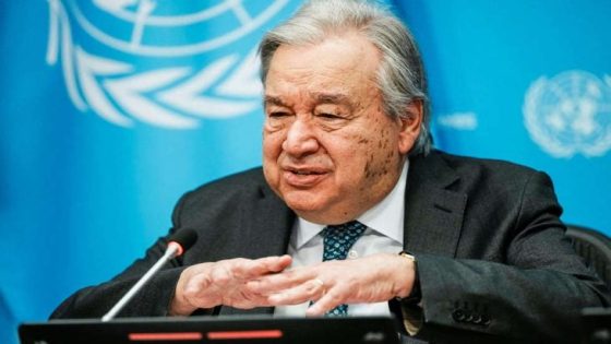 غوتيريش يدعو إلى إنهاء التصعيد في الشرق الأوسط