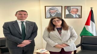 الوزيرة شاهين تودّع سفير مملكة الدنمارك المعتمد لدى دولة فلسطين بمناسبة انتهاء مهامه