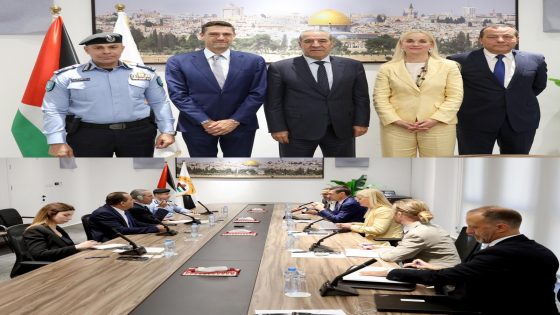 الشيخ يبحث مع وفد أوروبي رفيع المستجدات السياسية والأمنية ودعم المؤسسات الفلسطينية