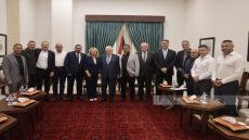 الرئيس يستقبل وفدا من الجالية الفلسطينية في الولايات المتحدة الأميركية