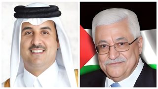 الرئيس يصل قطر ويلتقي الأمير تميم ويعزي بوفاة الشيخ حمد بن خليفة آل ثاني