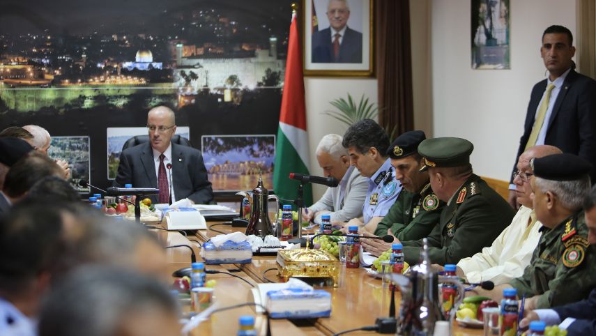 الحمد الله يترأس اجتماعا أمنيا